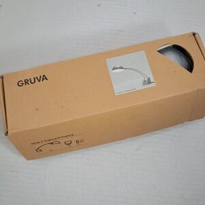 New IKEA GRUVA Desk Lamp Flexible Light 900.213.81 silver nickel dorm school